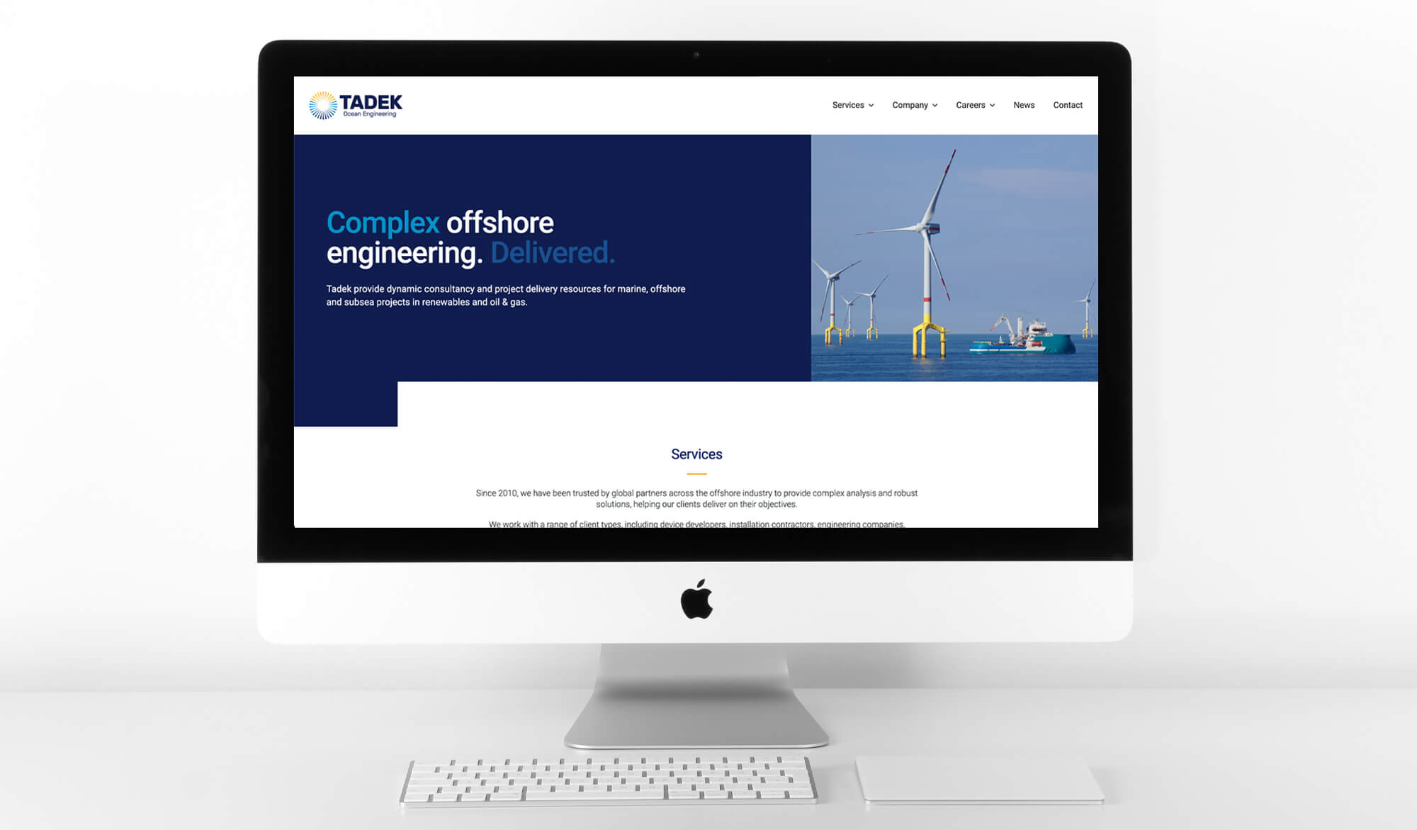 Tadek-News-Brand-imac-website Launching new brand and website
