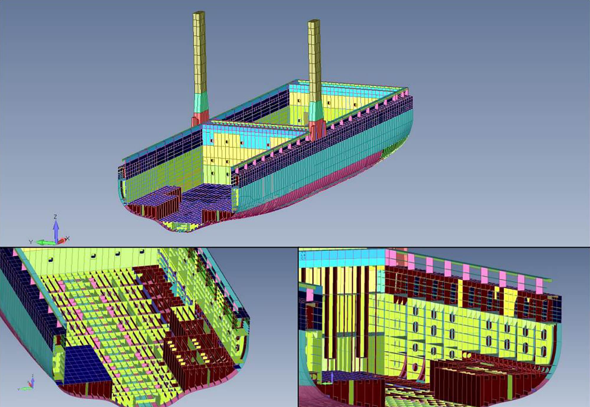 Structural Design, Naval Architecture Structural Analysis Global